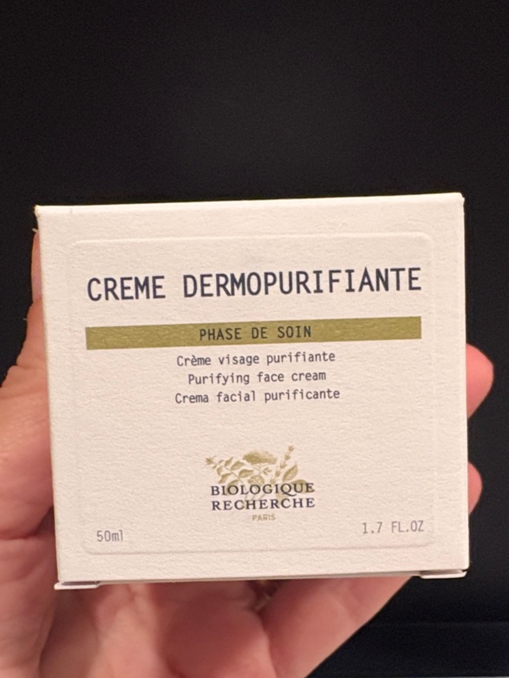 Creme Dermopurifiante Purifying Face Cream - White